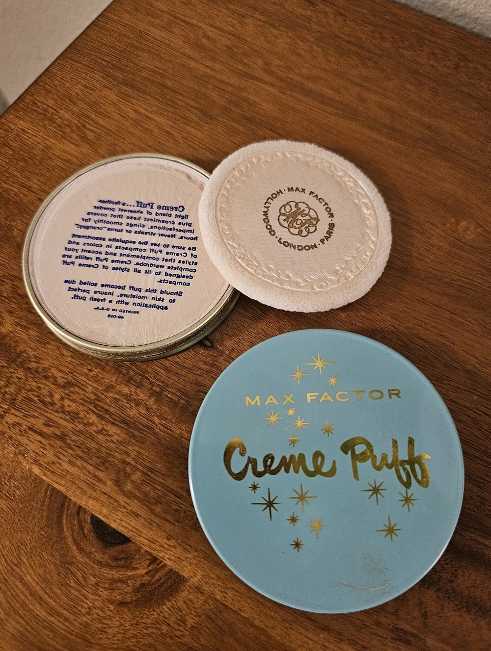 Vintage  MAX FACTOR Cream Puff Refill EXCELLENT! Never Used. TRANSLUCENT